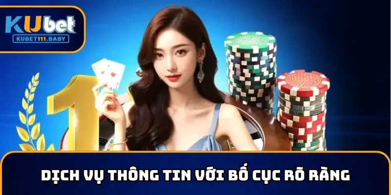 Dịch vụ tin tức KUBET11 với bố cục rõ ràng
